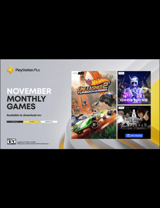 Playstation Plus November Monthly Games 2024