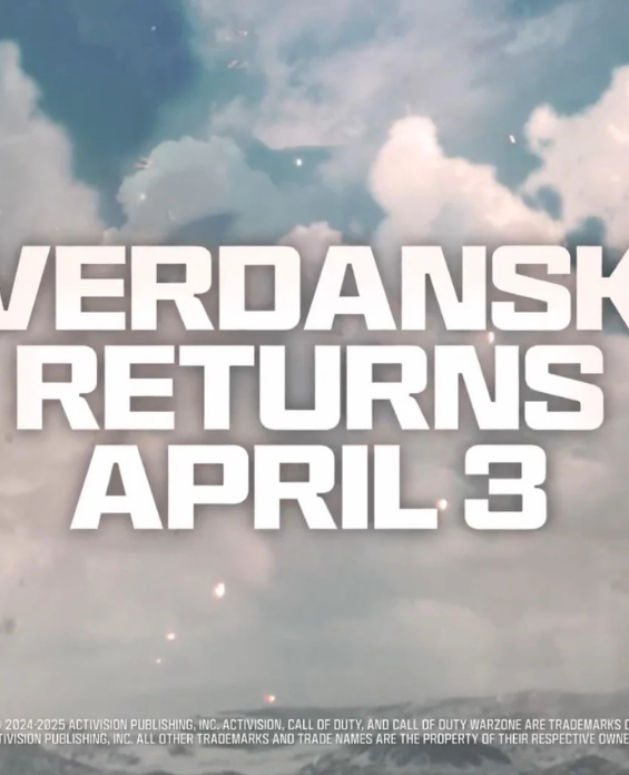 Verdansk Returns April 3