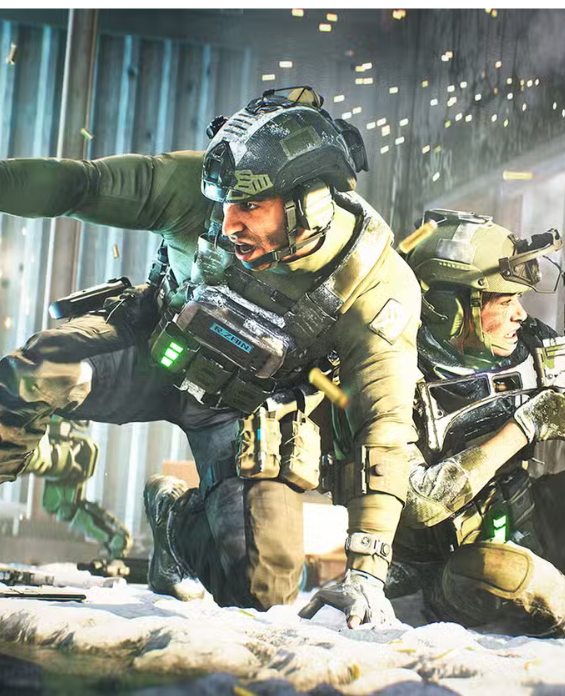 Battlefield 2042 Update 9.2 gameplay screenshot showing new weapons and vehicles