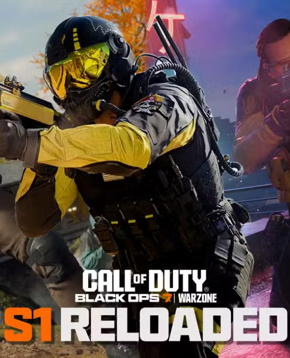 Black Ops 7 Season 1 Reloaded update with massive file size warning.